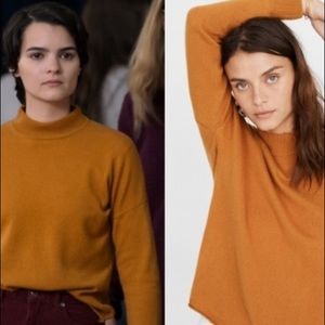 Madewell Cashmere Mockneck Sweater